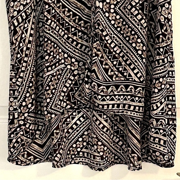 CUPIO Tunic Blouse High/low Sleeveless Button up front Pull over Large - Picture 6 of 9